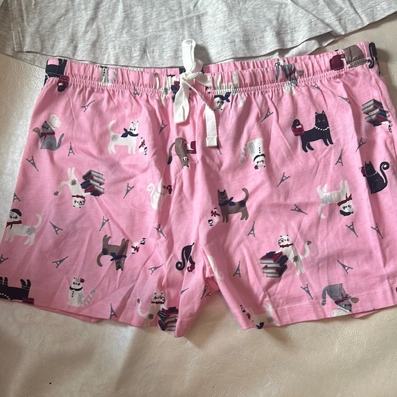 Gray and Pink Kids Pajamas Set - Picture 2 of 7